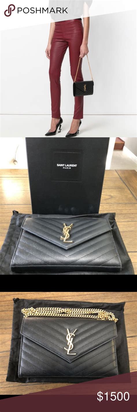 ysl wallet used